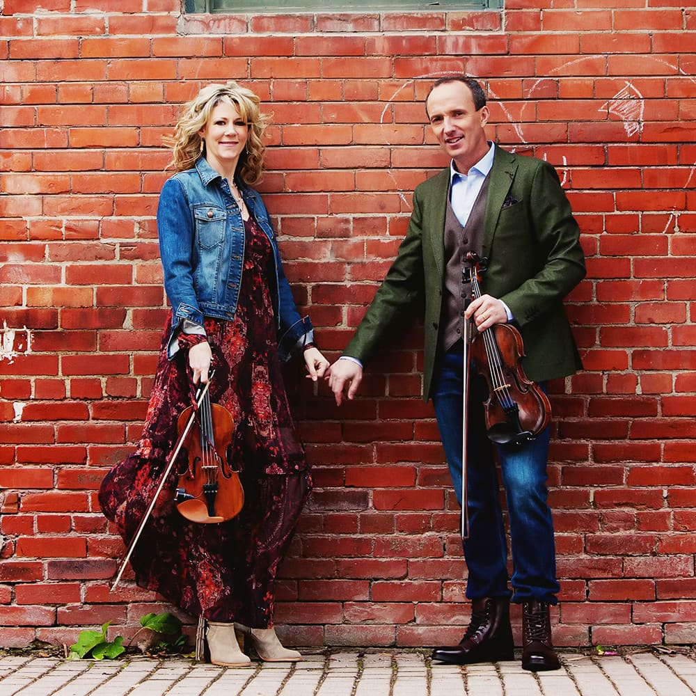 Portrait of Natalie MacMaster and Donnell Leahy